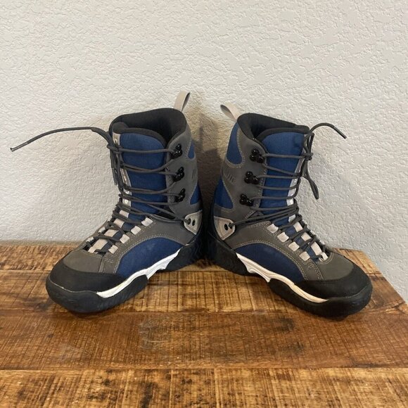 Sims Turbo Men\'s Snowboard Boots Blue Lace Up Stitched - Size 7 US 40 EUR